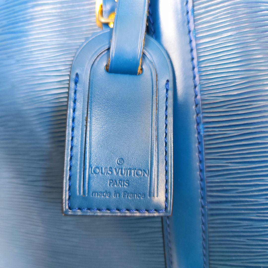 LOUIS VUITTONエピ ヴォワヤージュビジネスバッグ トレドブルー正規品
