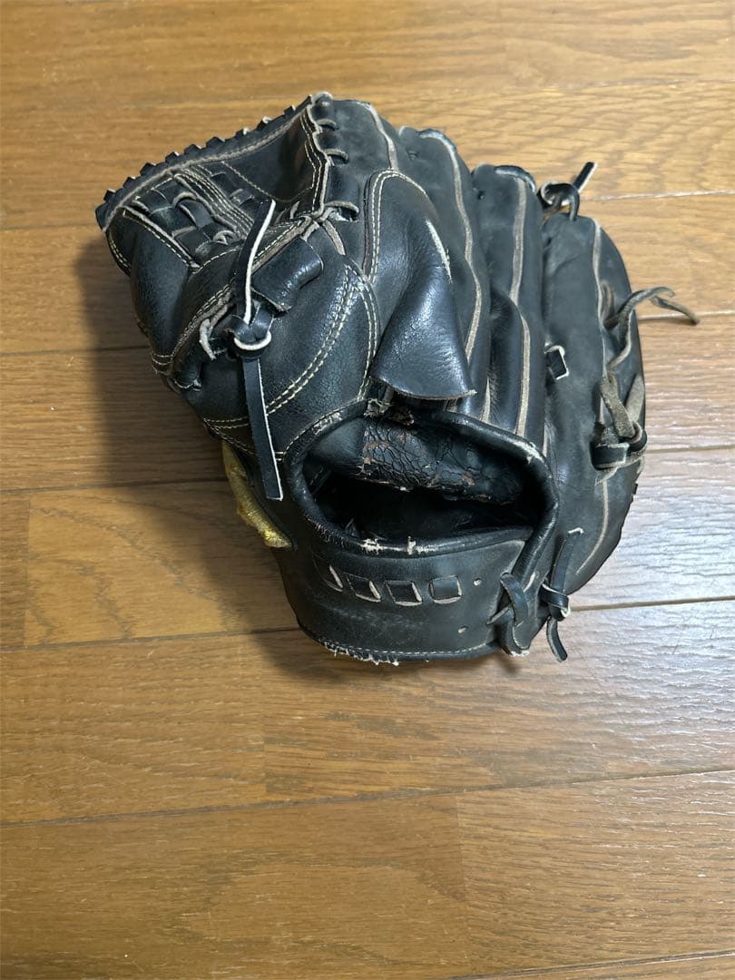 ミズノプロ 硬式グローブ 左投げ用 黒