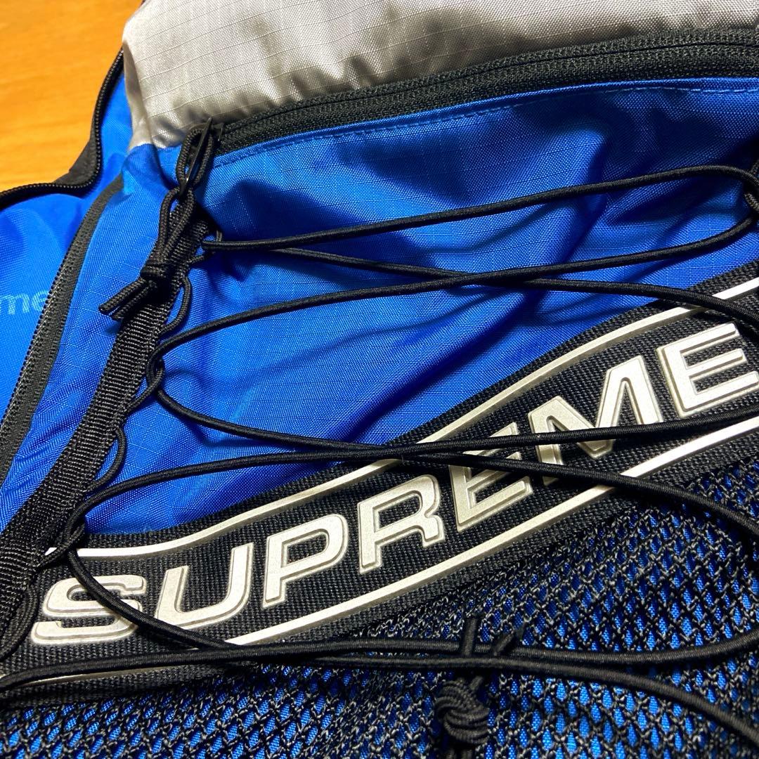 Supreme バックパック グレー/ブルー 2023aw blue