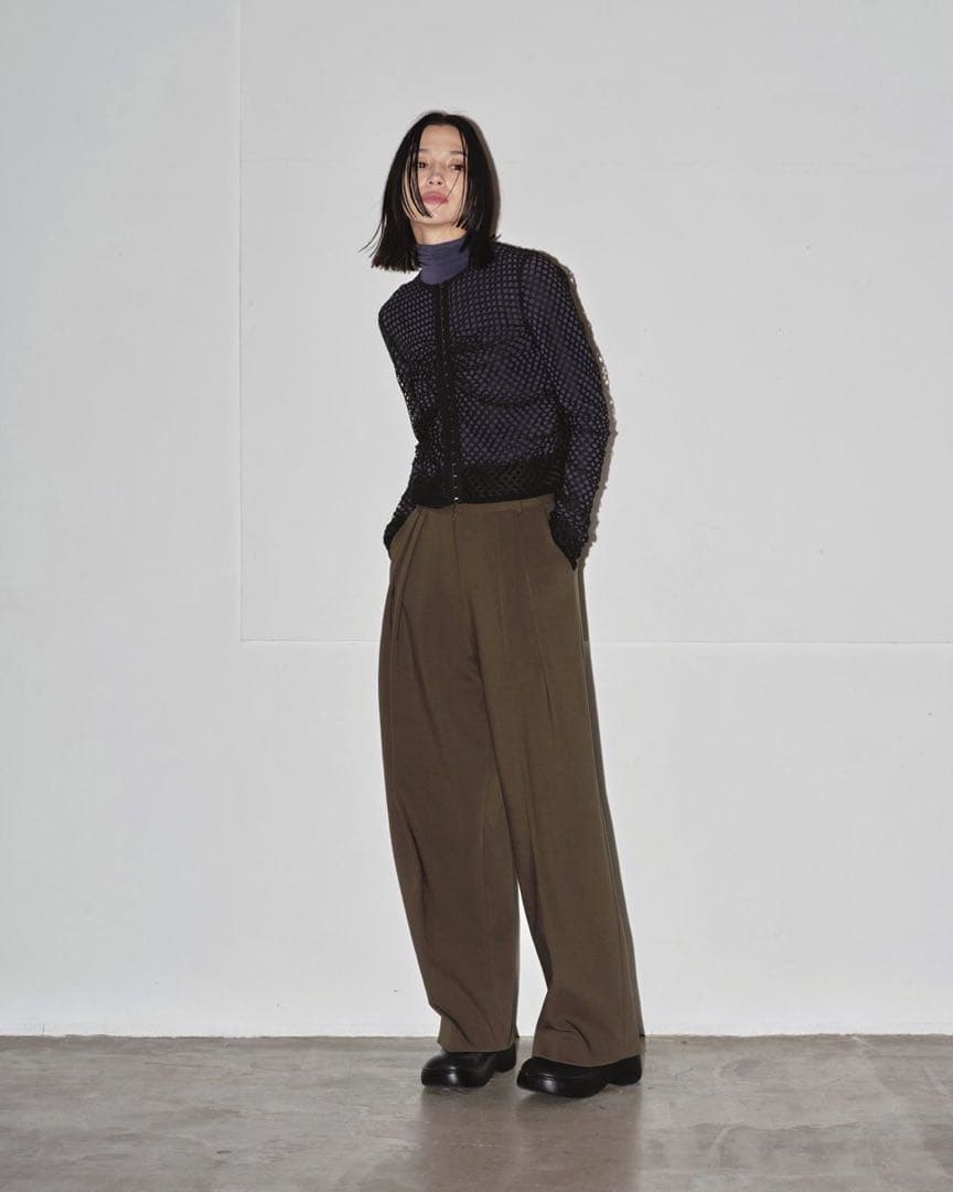 パンツ TODAYFUL/ Bonding Wide Trousers 38