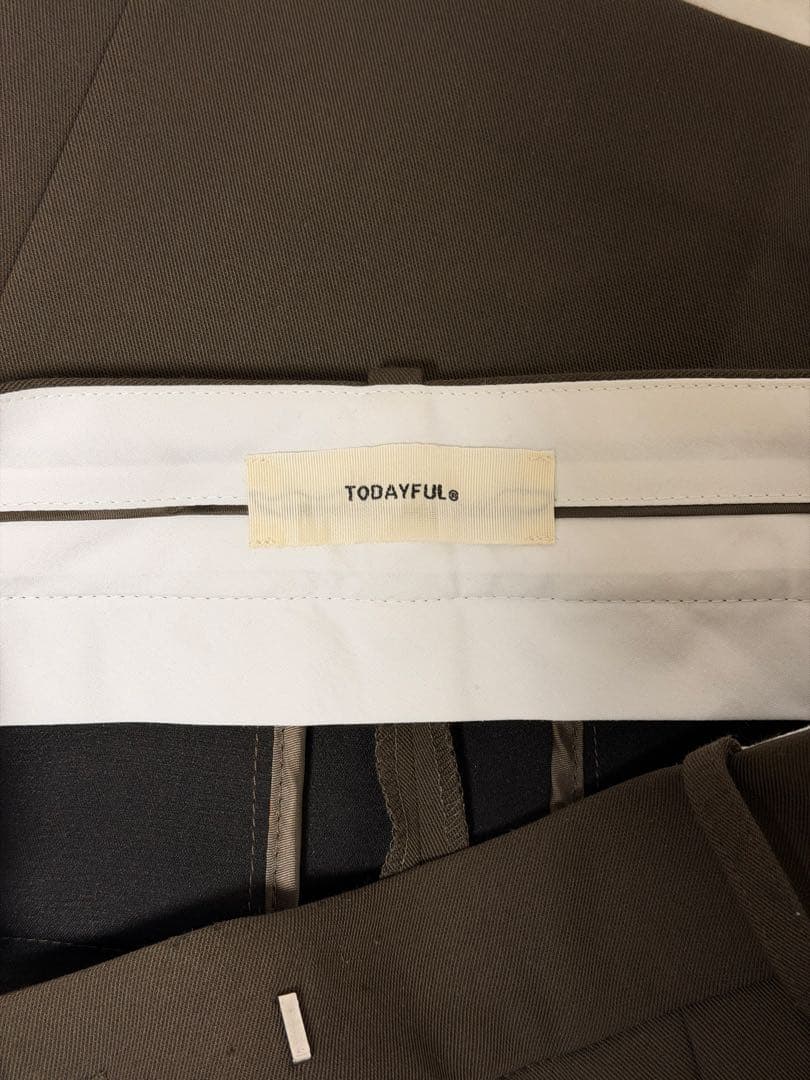 パンツ TODAYFUL/ Bonding Wide Trousers 38