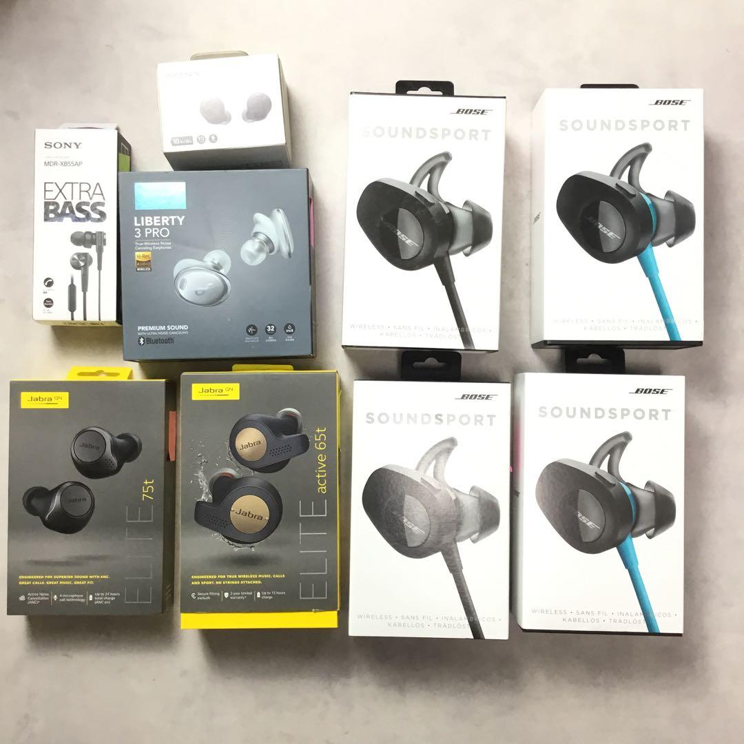 ジャンク品　イヤフォン9点まとめ　Bose Jabra Sony