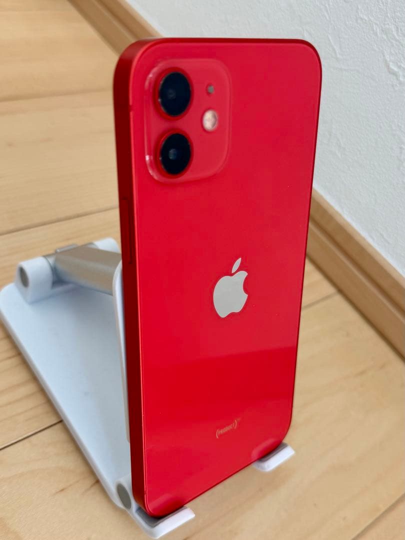 【値下げしました】iPhone12 SIMフリー(128GB/レッド)箱付き