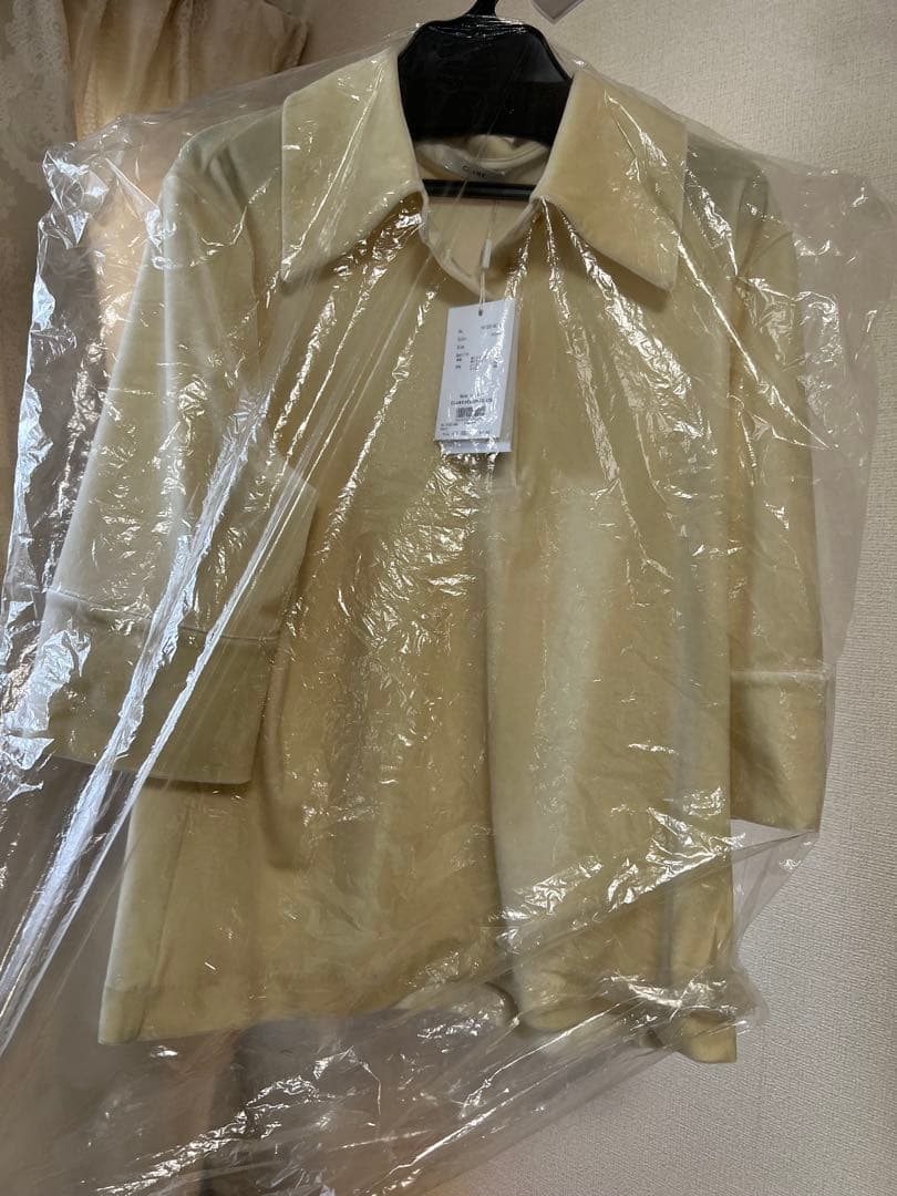 clane ベロアポロシャツ