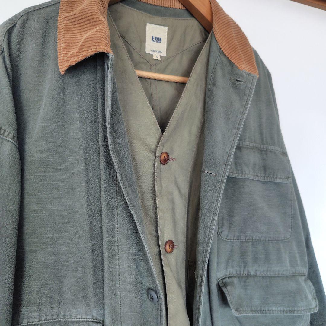 REMI RELIEF ジャケット＋FBOベスト カーキ色サイズL 2着