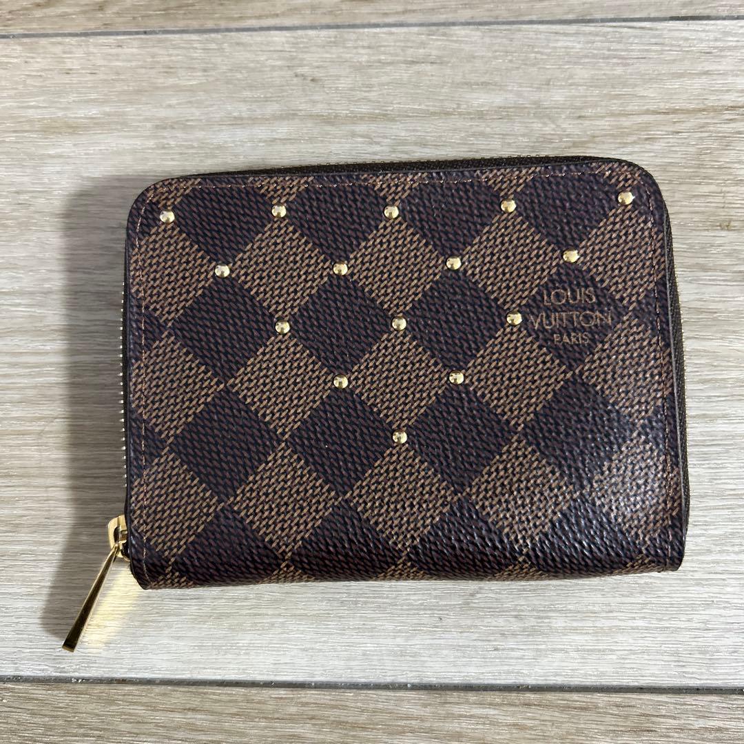 ルイヴィトン ダミエ パース スタッズ 限定 ローズバレリーヌ