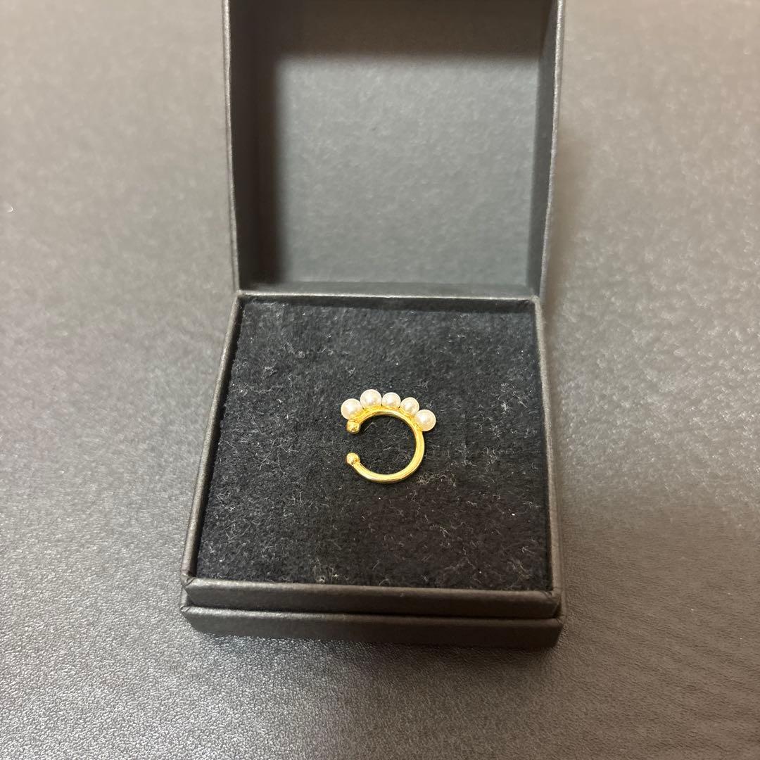 les bon bon パール　イヤーカフ　ルボンボン　ゴールド