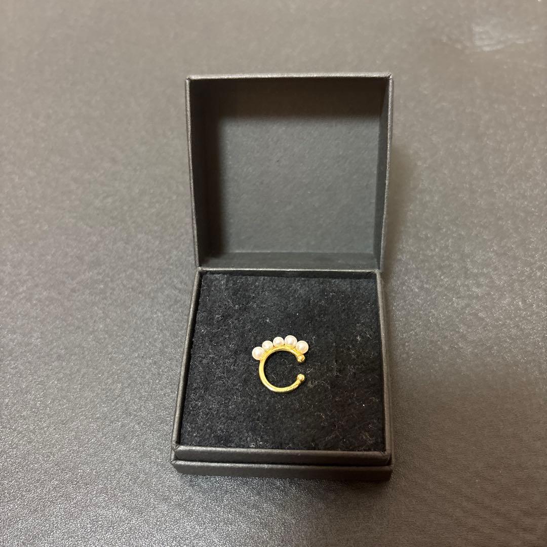 les bon bon パール　イヤーカフ　ルボンボン　ゴールド