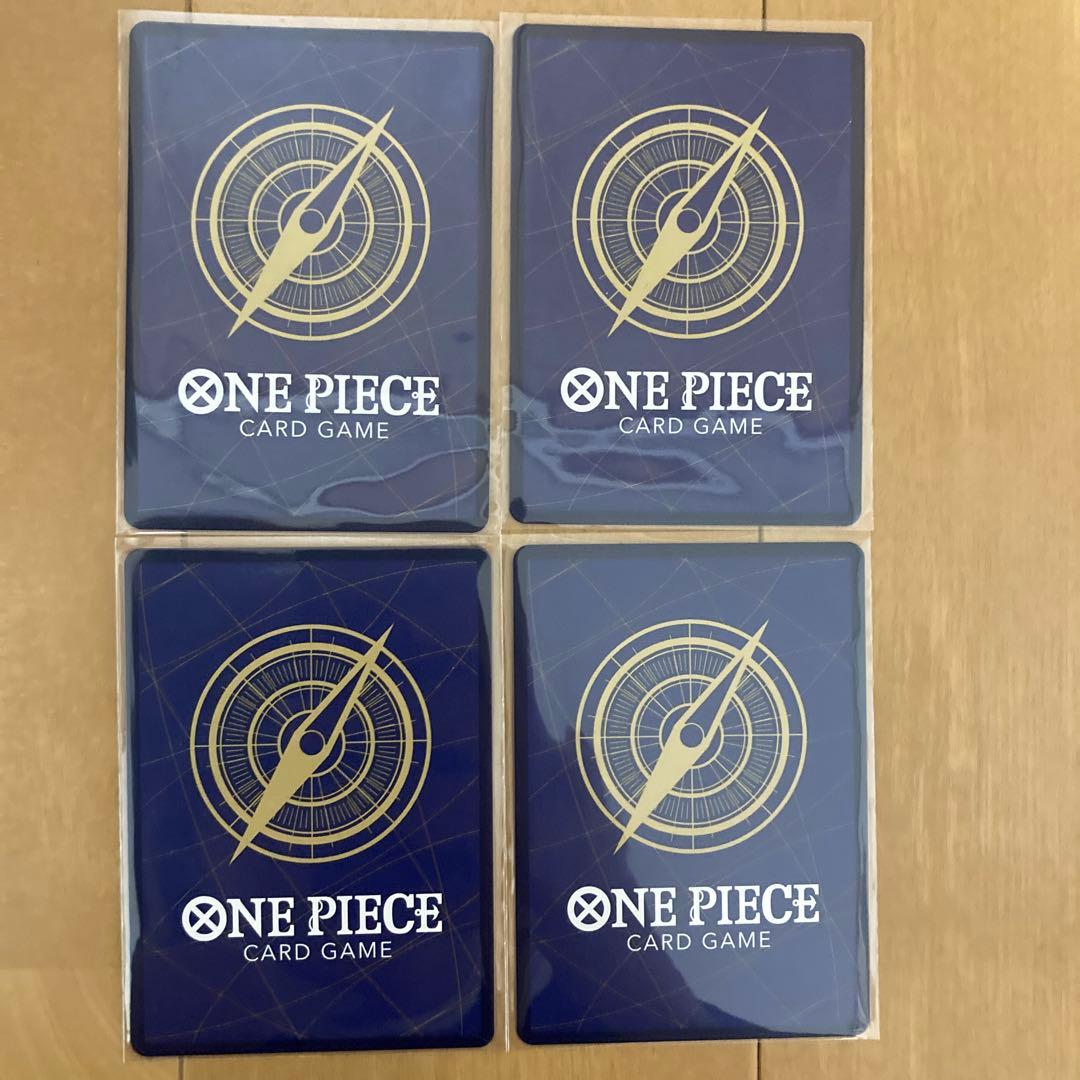 ワンピースカード ジャンプ　ルフィ　プロモカード 4枚