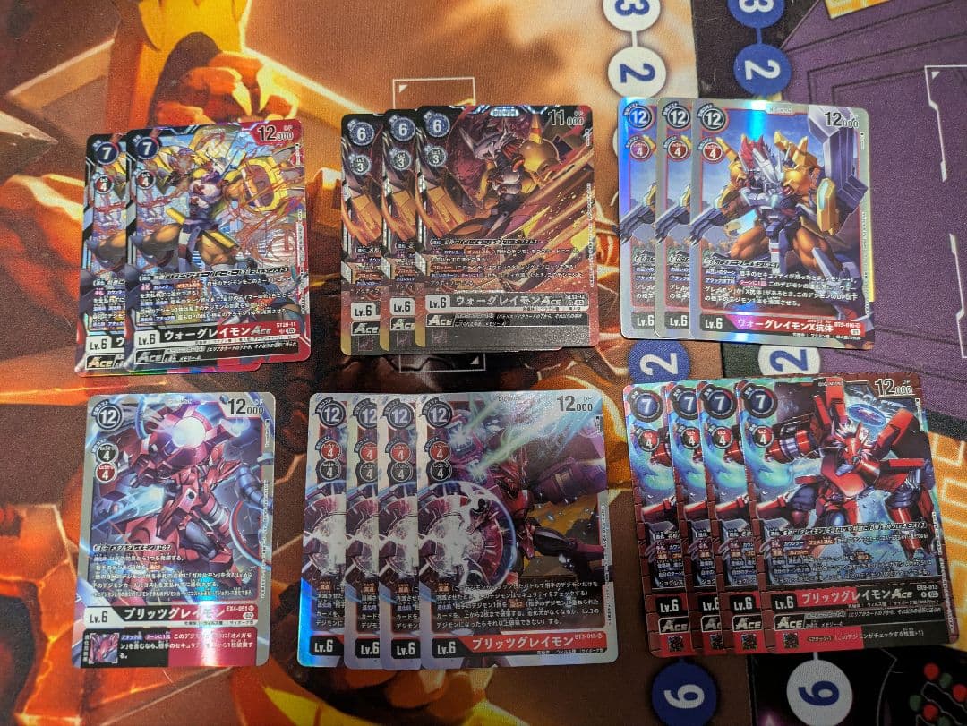 デジモンカードゲーム　ウォーグレイモン　デッキまとめ売り　八神太一