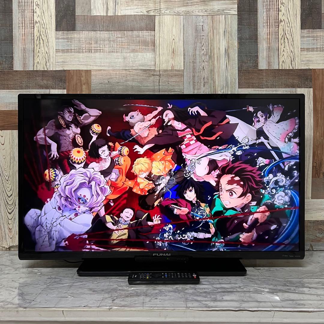 即日受渡❣️全国送料込FUNAI40V型地デジ.BS. CS録画機能搭載テレビ