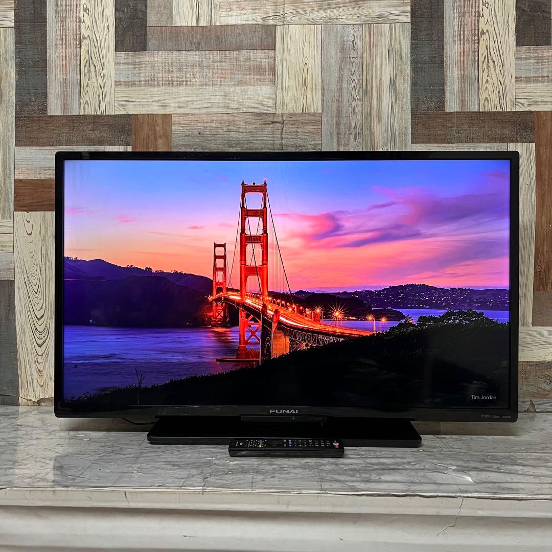 即日受渡❣️全国送料込FUNAI40V型地デジ.BS. CS録画機能搭載テレビ