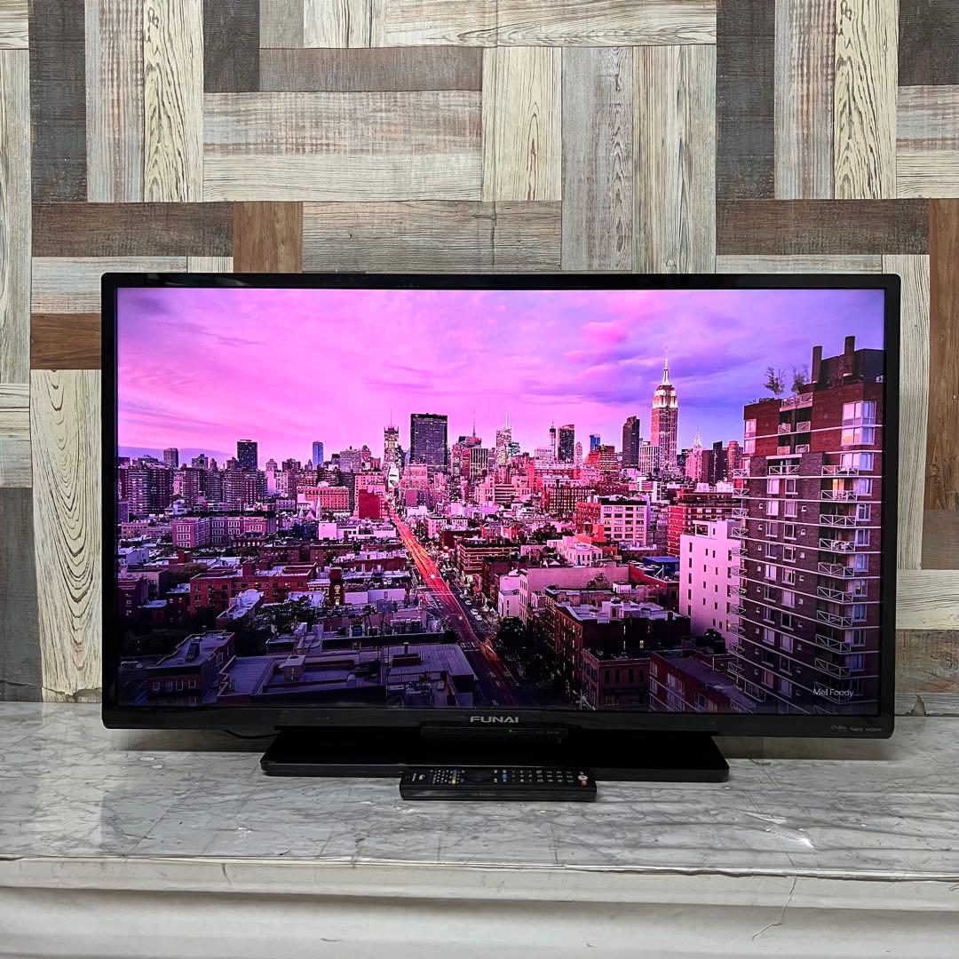 即日受渡❣️全国送料込FUNAI40V型地デジ.BS. CS録画機能搭載テレビ