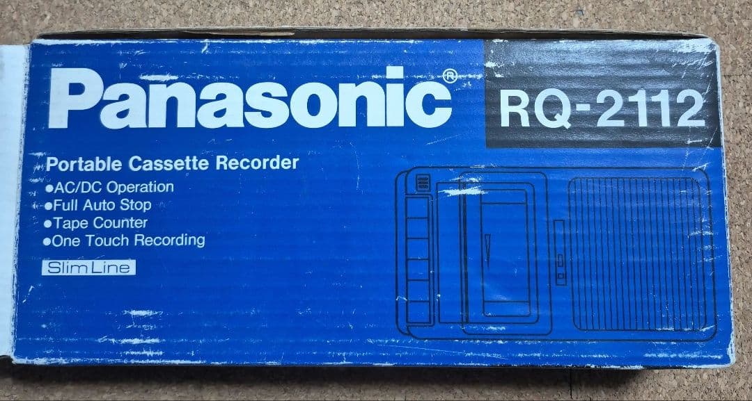 Panasonic RQ-2112 ポータブルカセットレコーダー