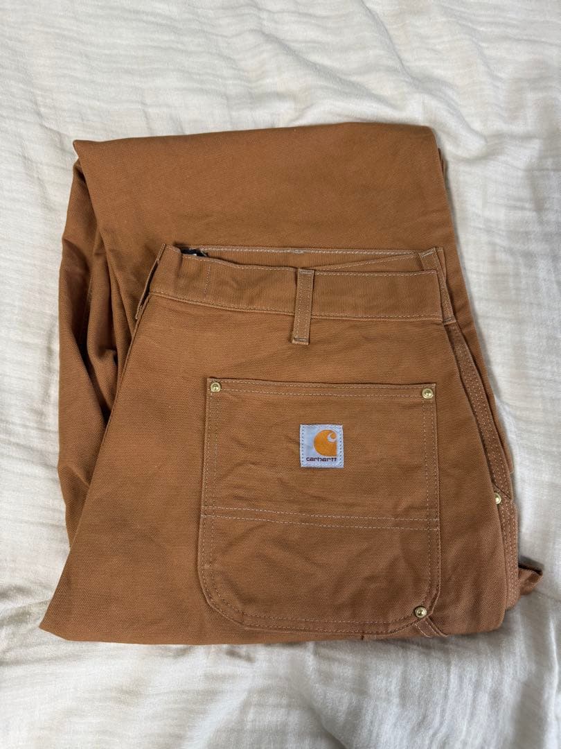 Carhartt ロングフィット ワークパンツ 38x30 ブラウン