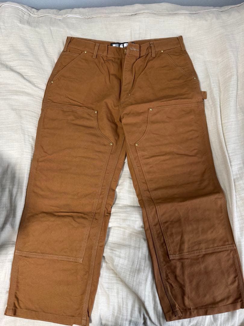Carhartt ロングフィット ワークパンツ 38x30 ブラウン