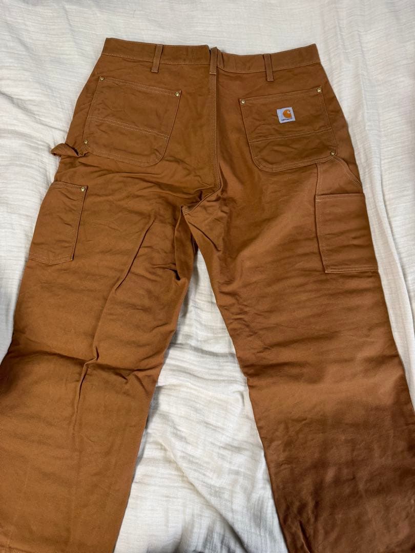 Carhartt ロングフィット ワークパンツ 38x30 ブラウン