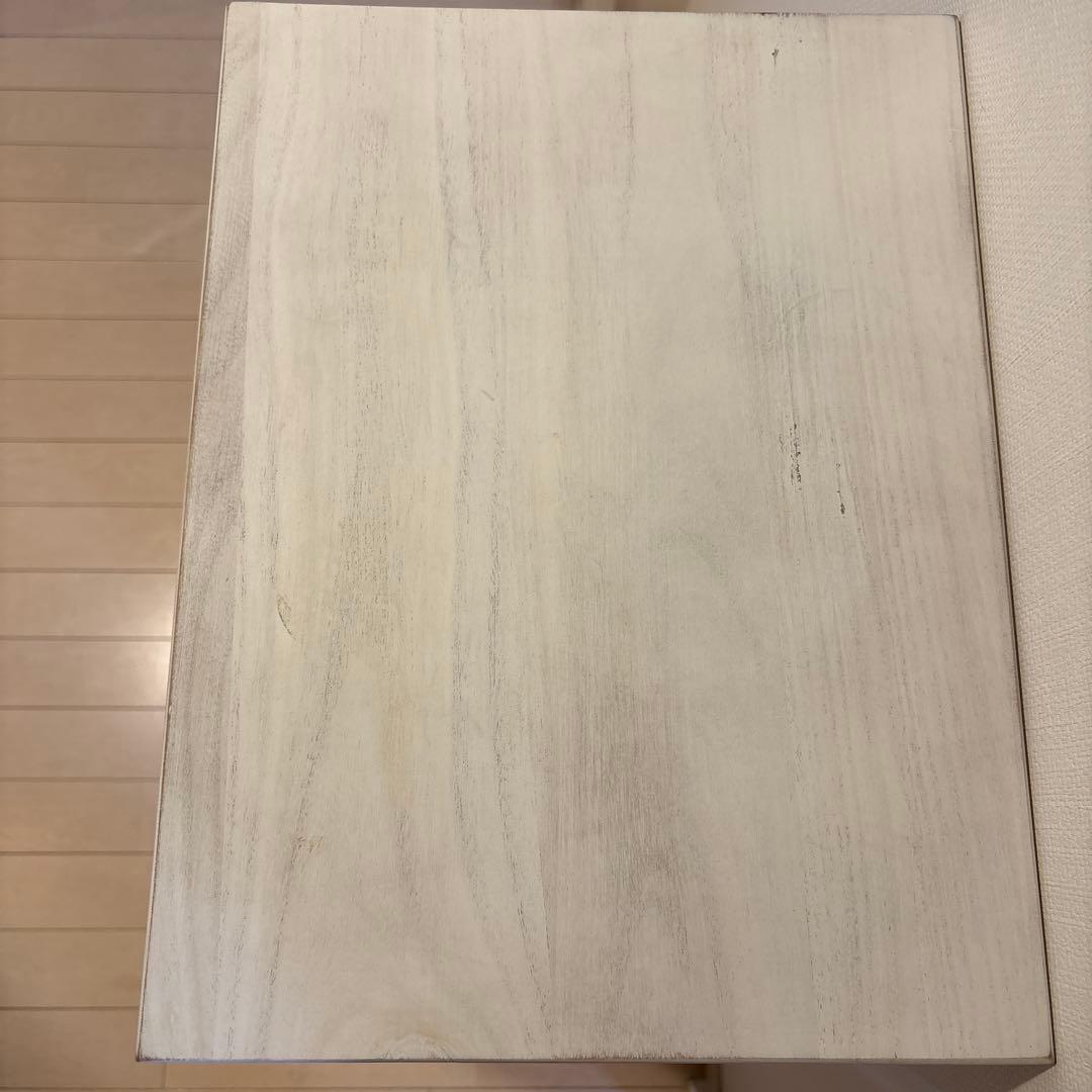 B-company 天然木 アンティーク風4段チェスト