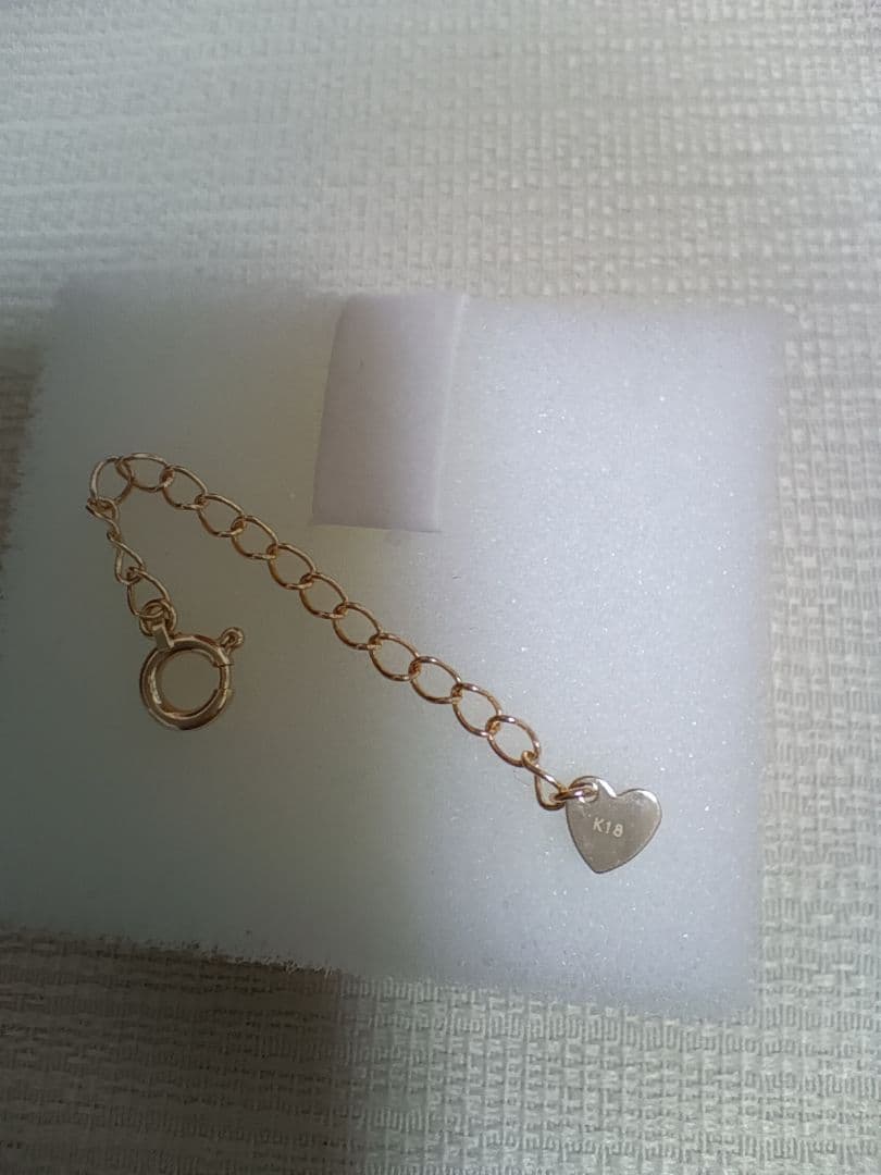 カナル4℃　K18 YG　イエローゴールド　アジャスターチェーン　新品未使用