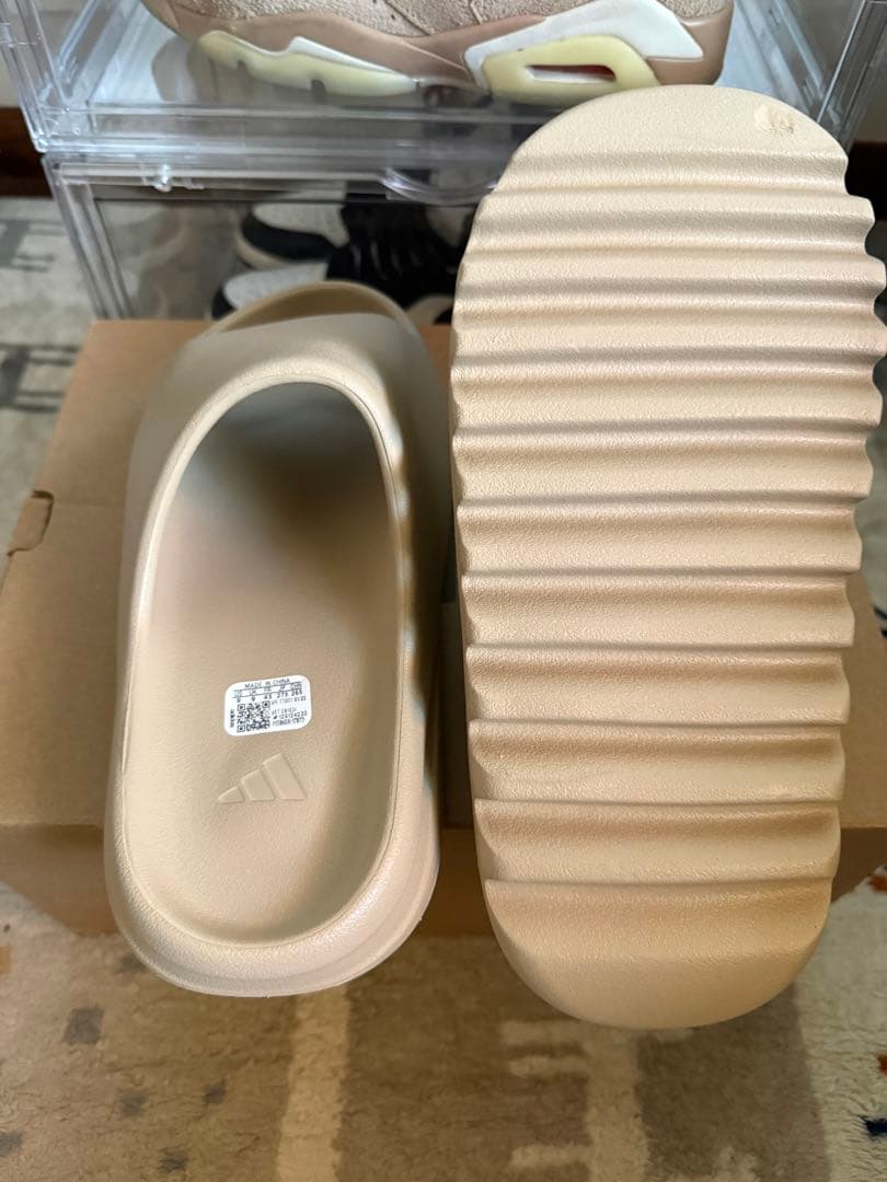 adidas イージースライド YEEZY Slide \"Pure\" 27.5