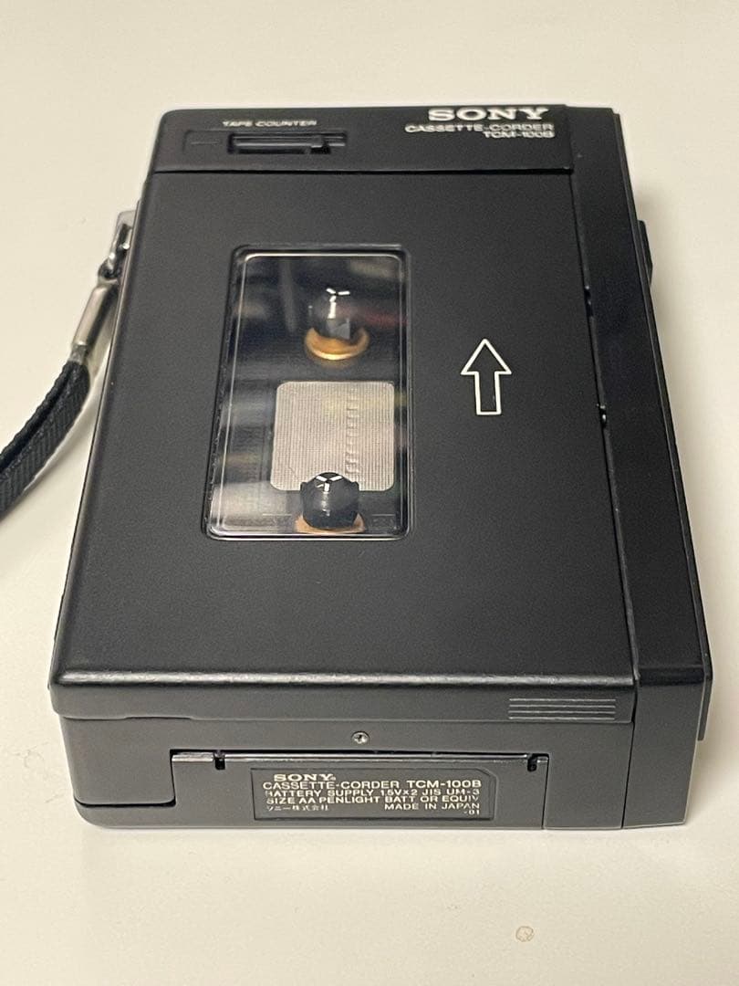 整備品 完動品　SONY TCM-100B ポータブルカセットプレーヤー　ソニー