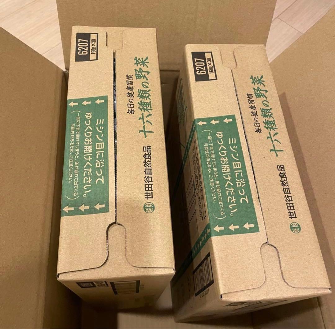 ⚪︎世田谷自然食品　野菜ジュース　十六種類の野菜30本✖️2ケース