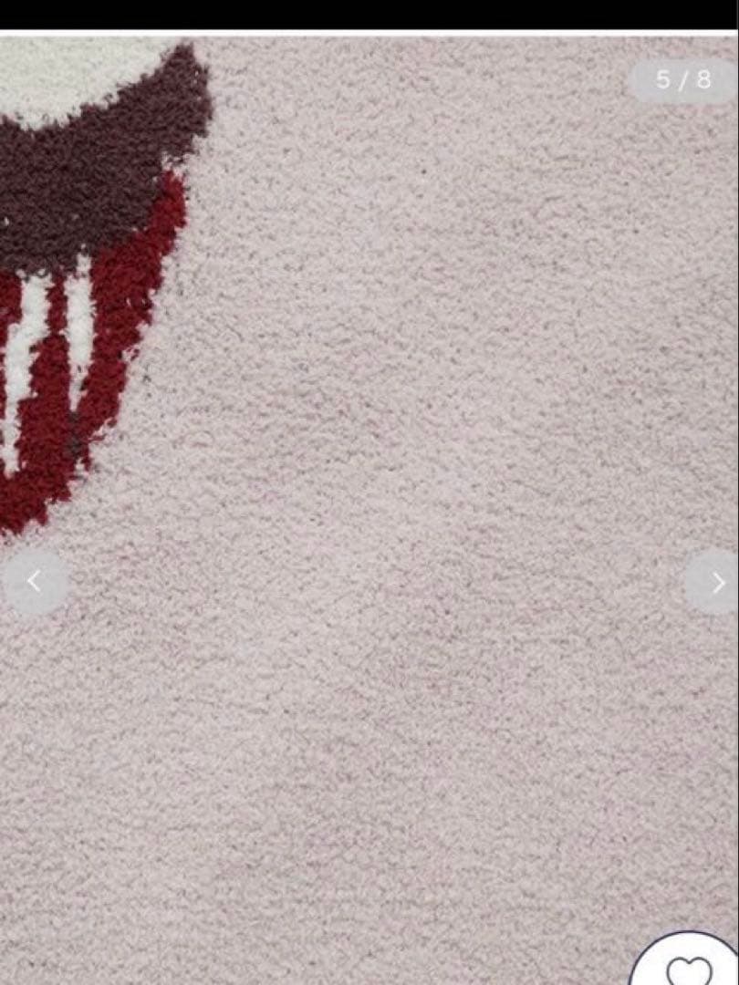 新品 ジェラートピケ モチーフジャガードブランケット ピンク