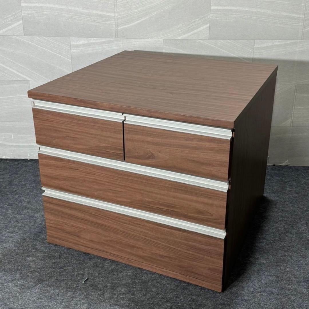 ニトリ 収納 チェスト 幅75cm トラウト 75-3 MBR d3890