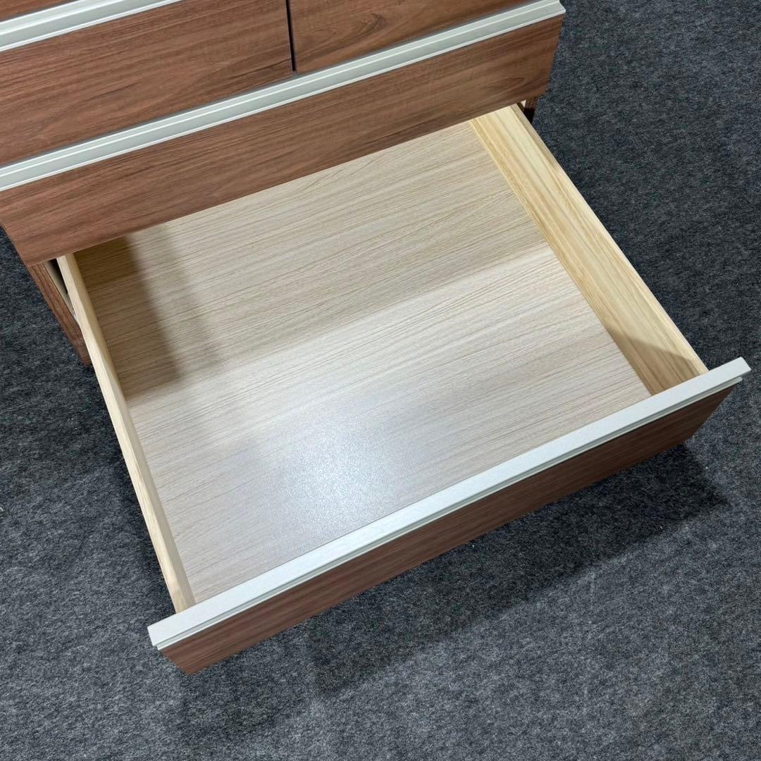 ニトリ 収納 チェスト 幅75cm トラウト 75-3 MBR d3890