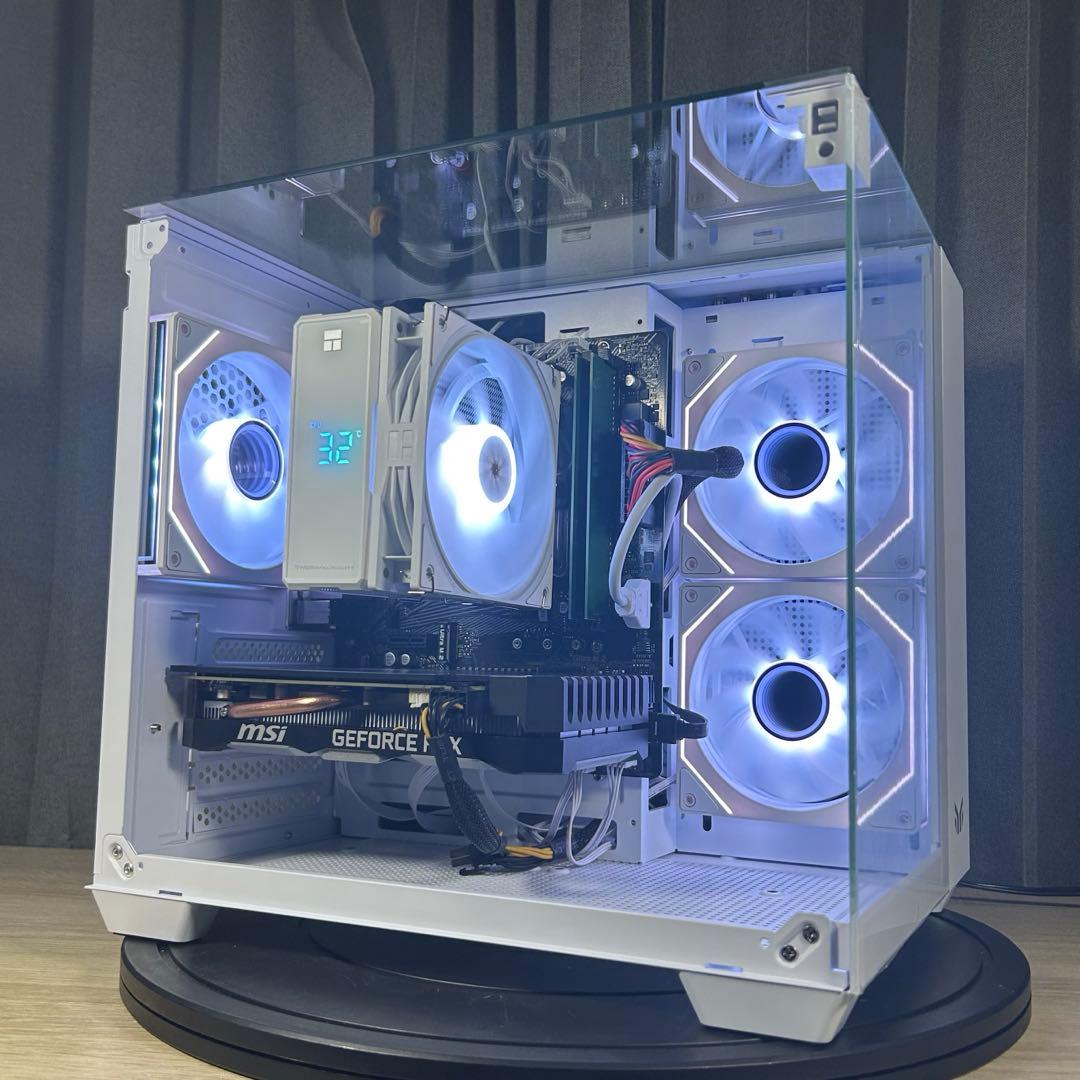 高性能 白 ゲーミングPC RTX2060 Windows11 FPSゲーム快適