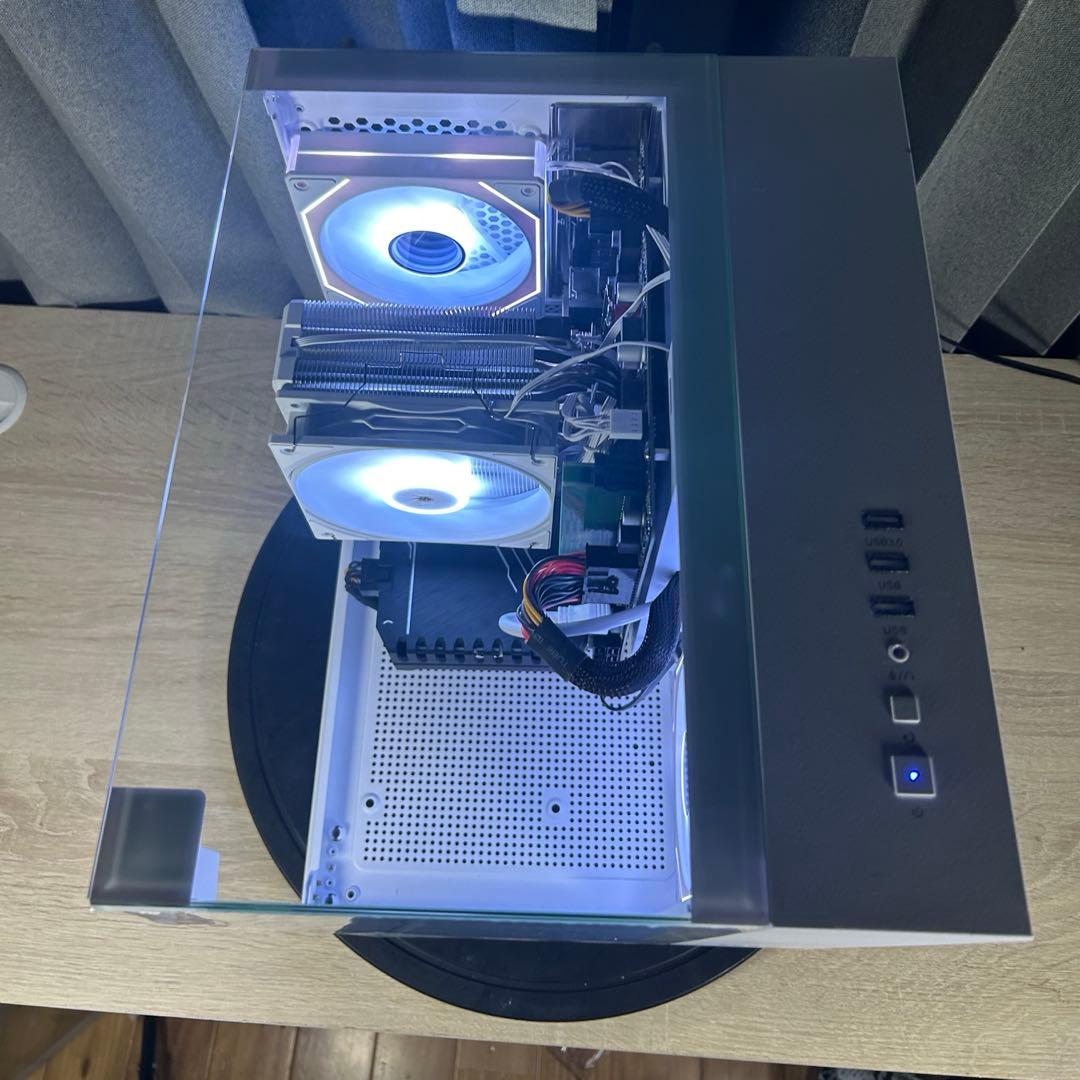 高性能 白 ゲーミングPC RTX2060 Windows11 FPSゲーム快適