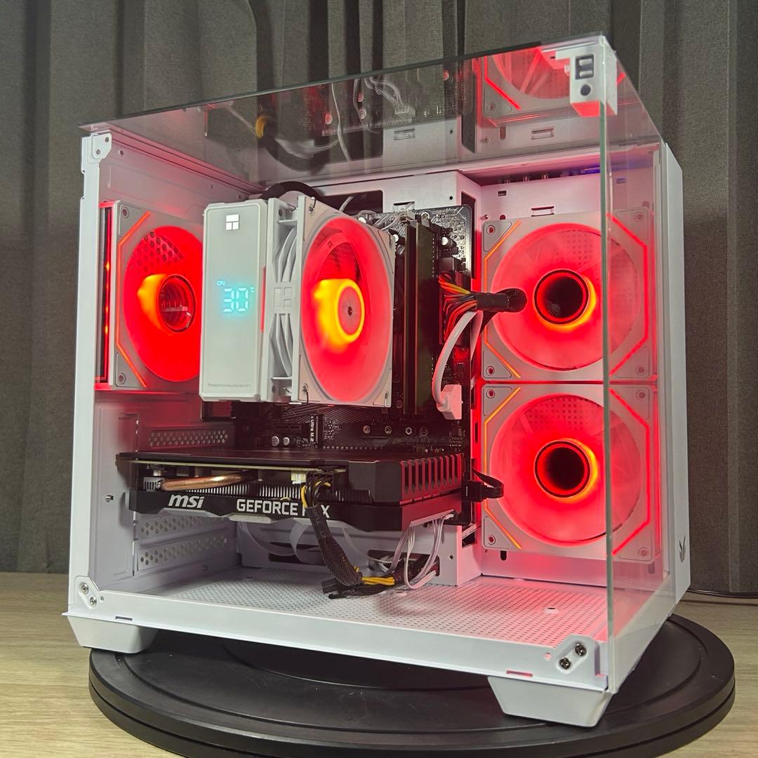 高性能 白 ゲーミングPC RTX2060 Windows11 FPSゲーム快適