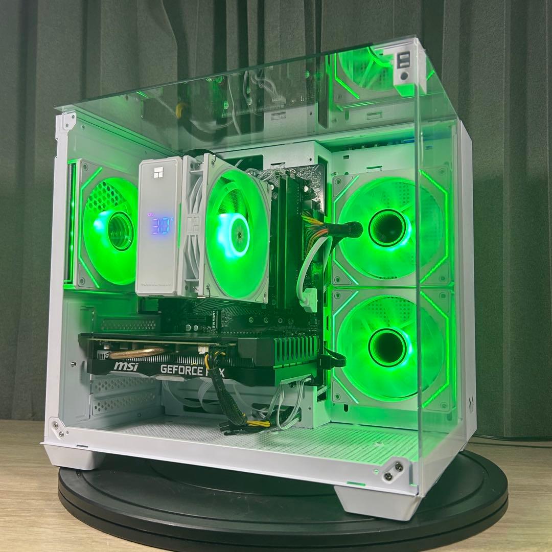 高性能 白 ゲーミングPC RTX2060 Windows11 FPSゲーム快適