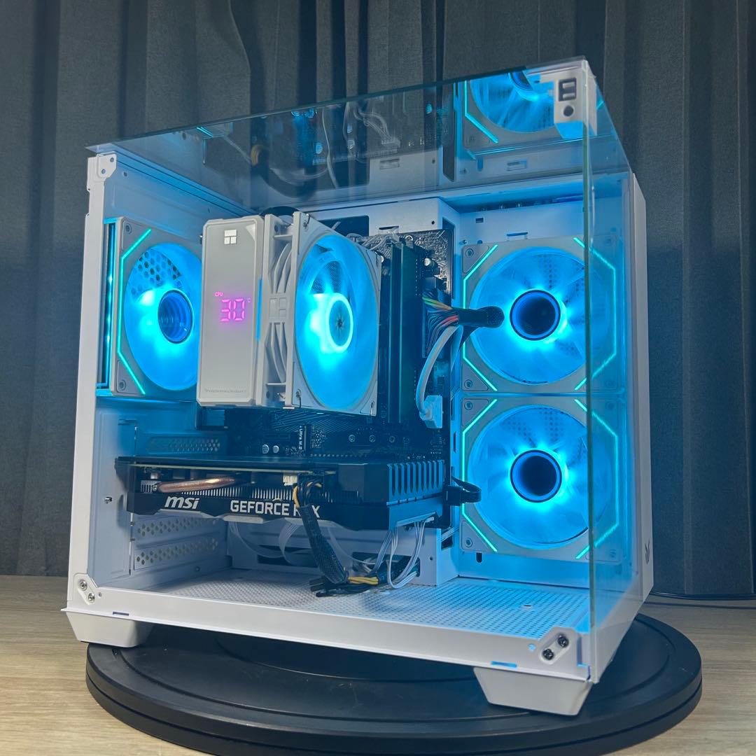 高性能 白 ゲーミングPC RTX2060 Windows11 FPSゲーム快適