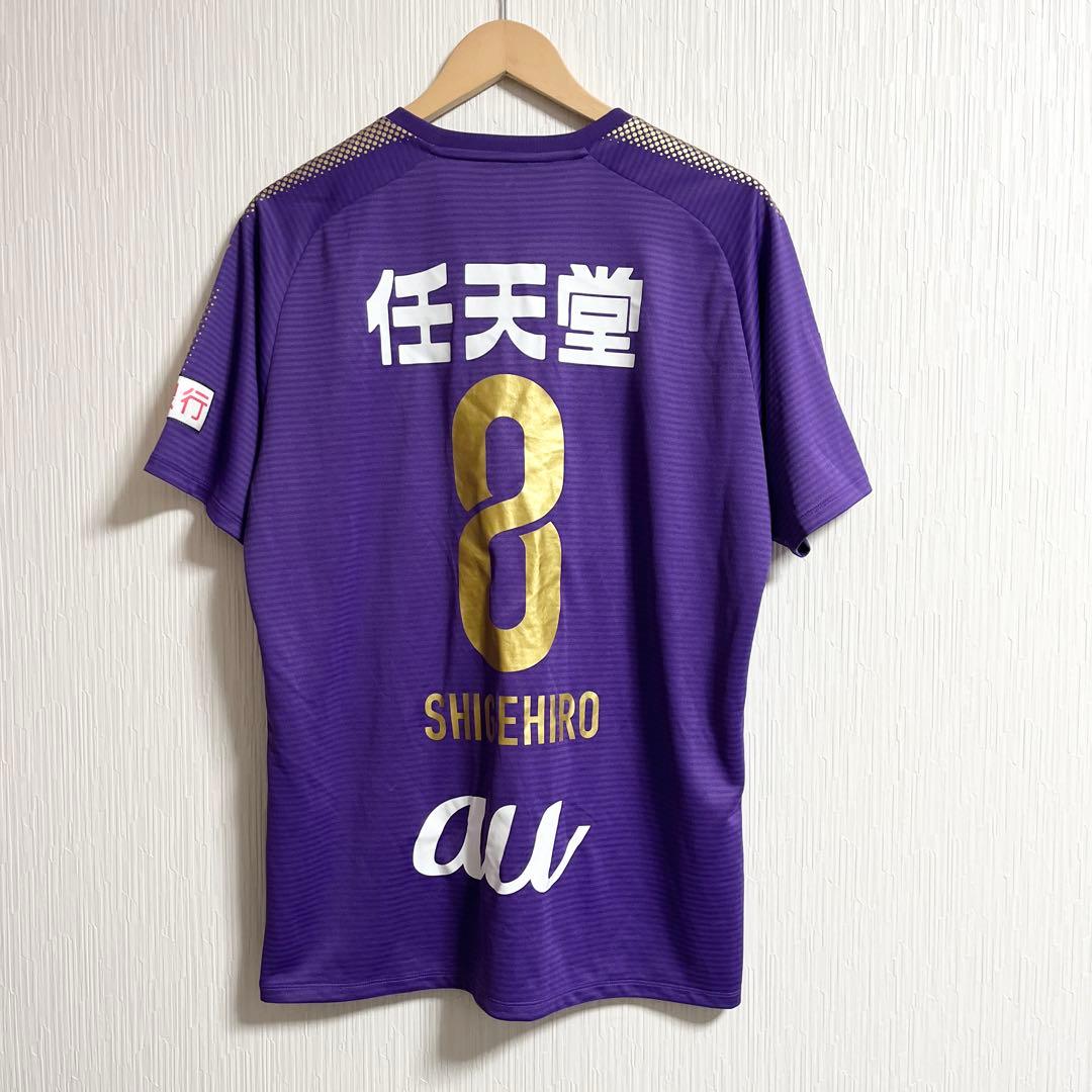 美品　京都　サンガ　重廣卓也　サッカーユニフォーム　XL