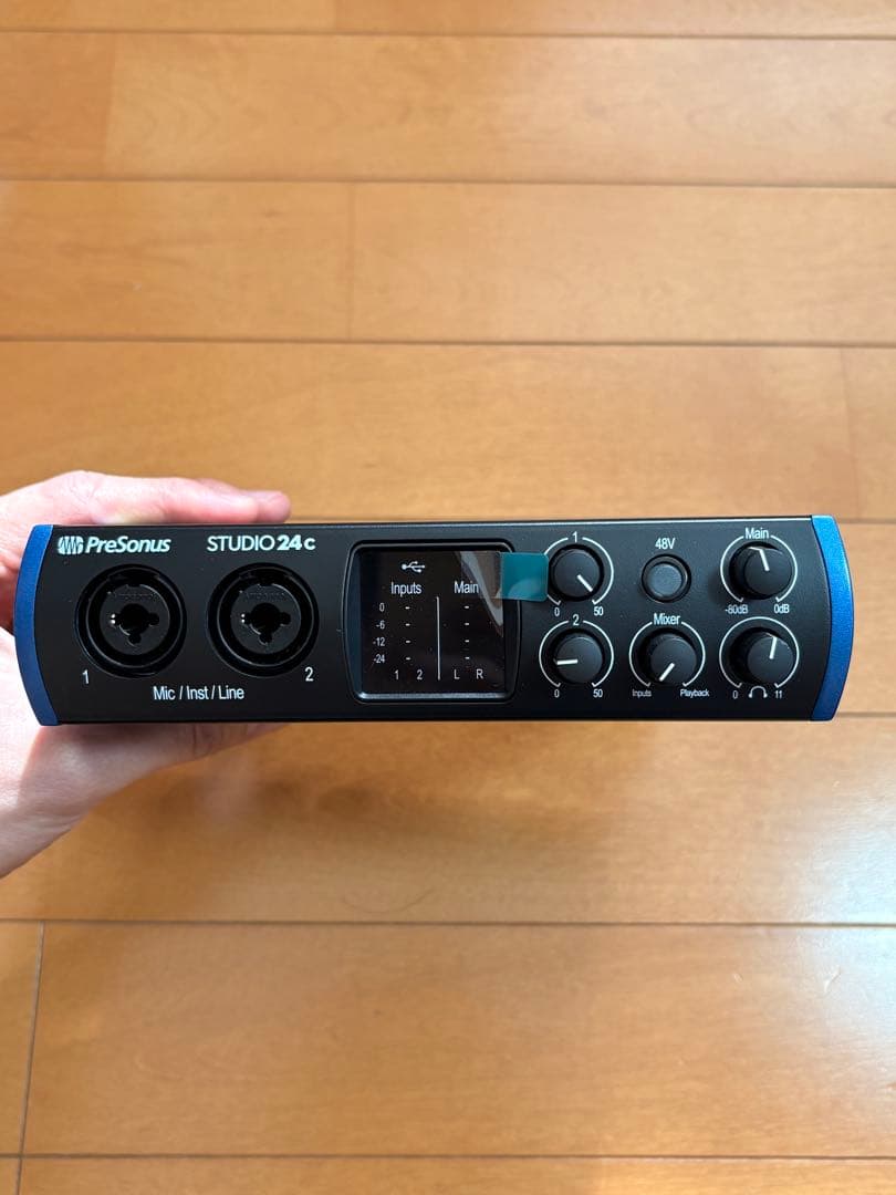 PreSonus Studio 24c インターフェイス　箱、ケーブル付属