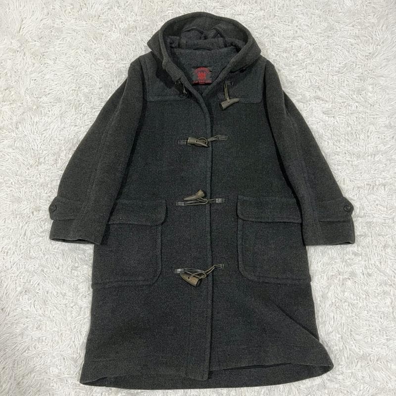 OLD ENGLAND　ダッフルコート　ヘリンボーン ムーアブルック グレー