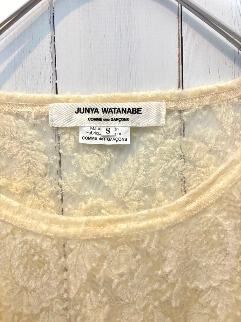 ジュンヤワタナベ　コムデギャルソン　レースカットソー