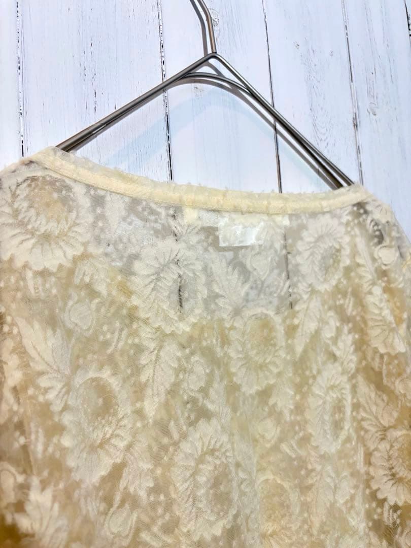 ジュンヤワタナベ　コムデギャルソン　レースカットソー