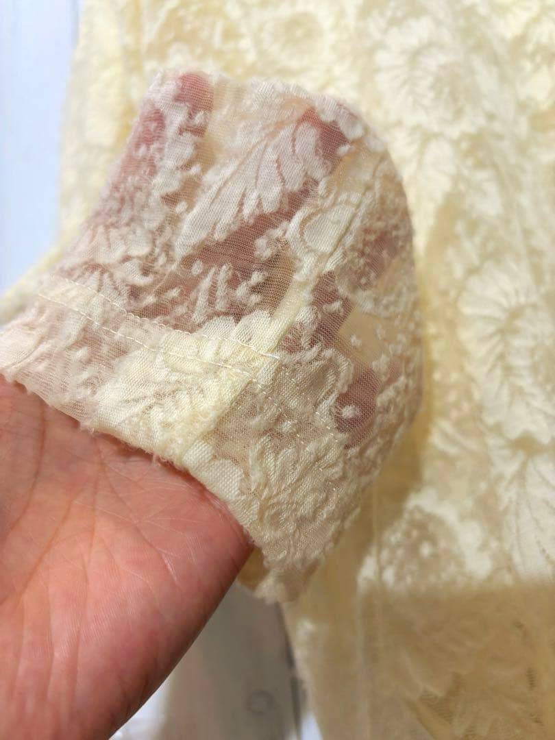 ジュンヤワタナベ　コムデギャルソン　レースカットソー