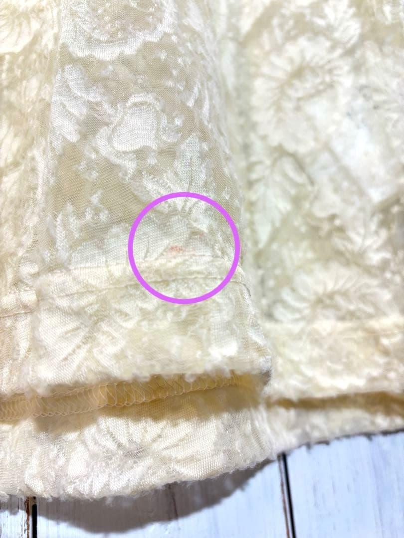 ジュンヤワタナベ　コムデギャルソン　レースカットソー