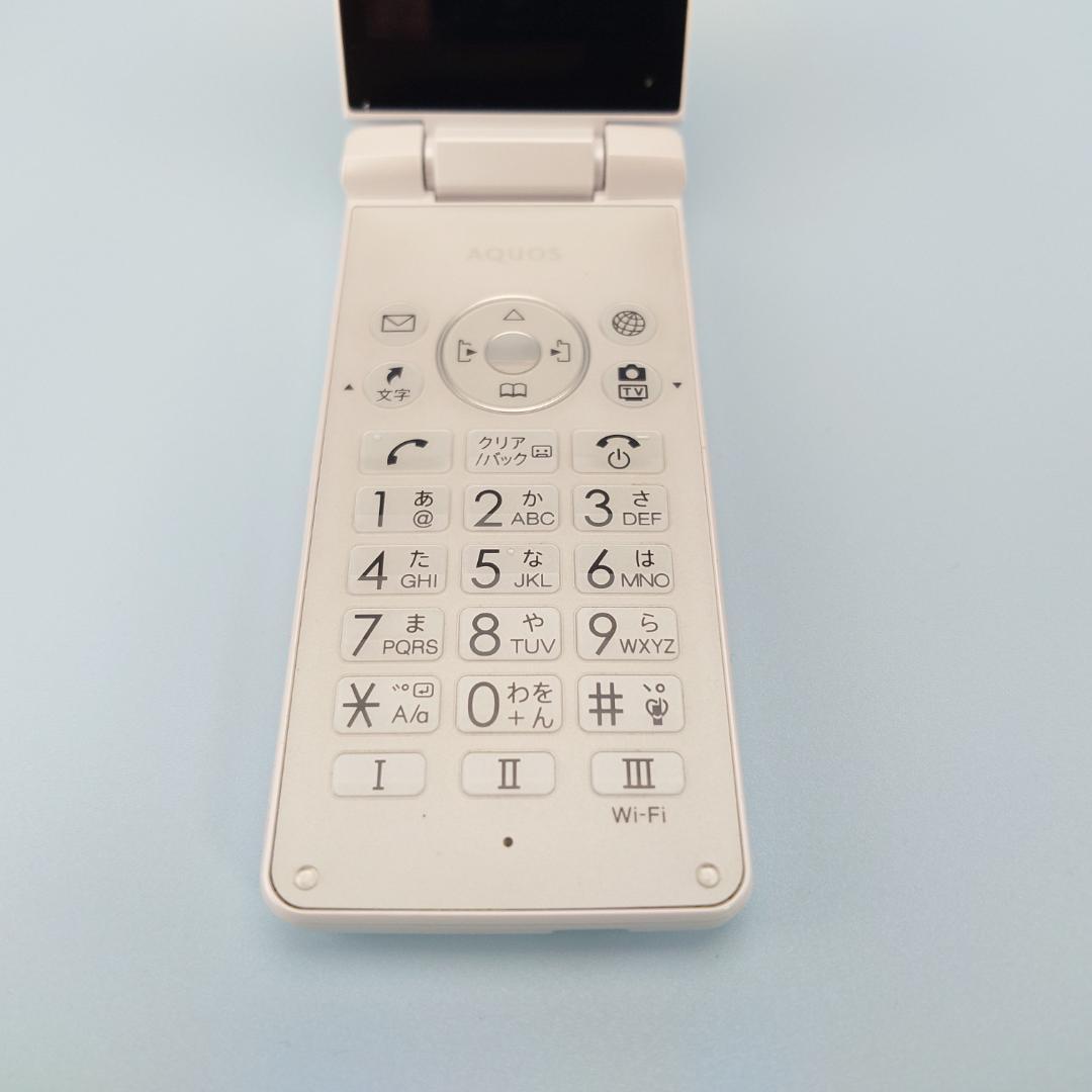 AQUOS ケータイ3 ホワイト 805SH SIMロック解除済み