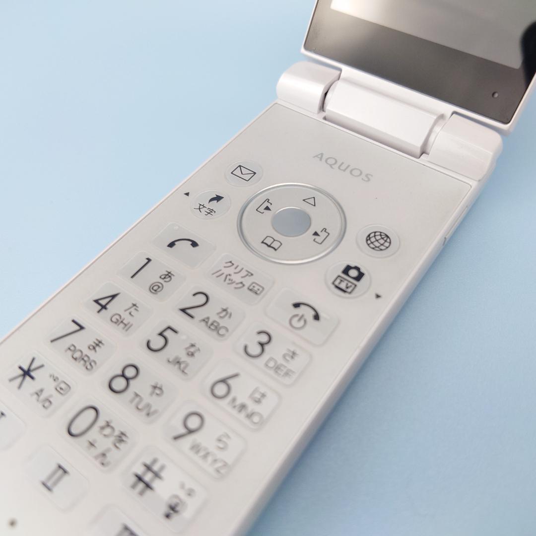 AQUOS ケータイ3 ホワイト 805SH SIMロック解除済み