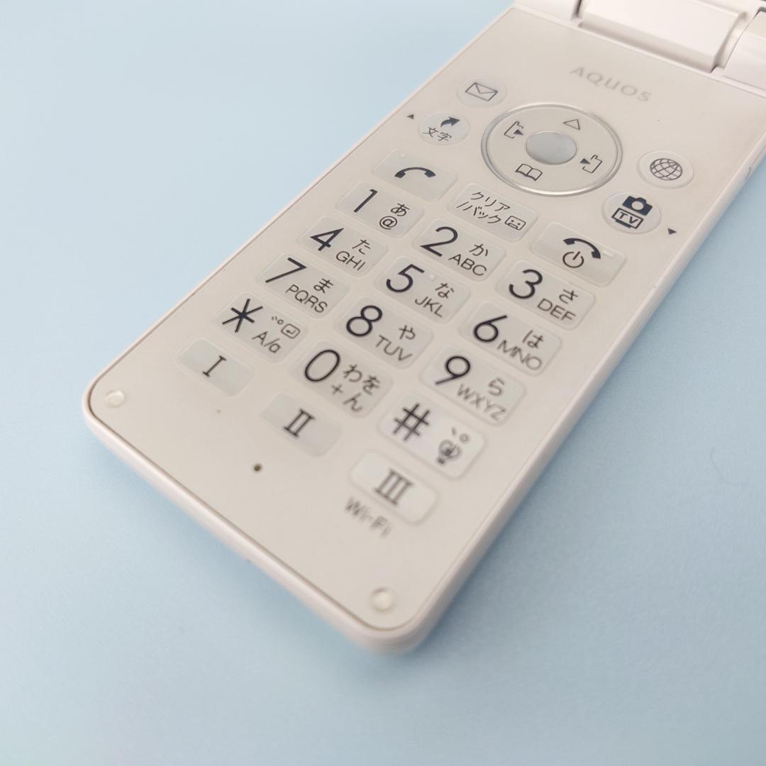 AQUOS ケータイ3 ホワイト 805SH SIMロック解除済み
