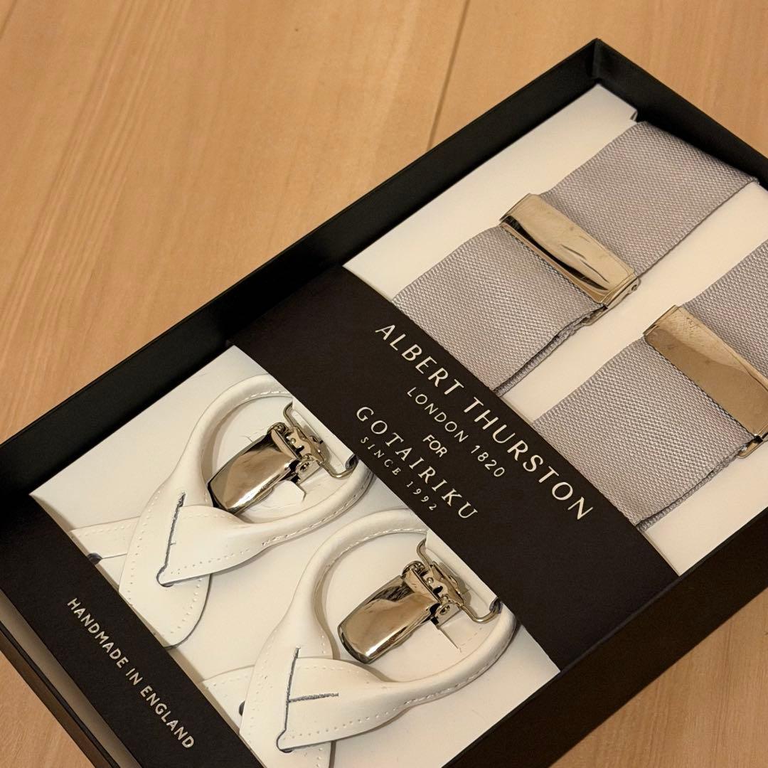  THURSTON サスペンダー シルバー