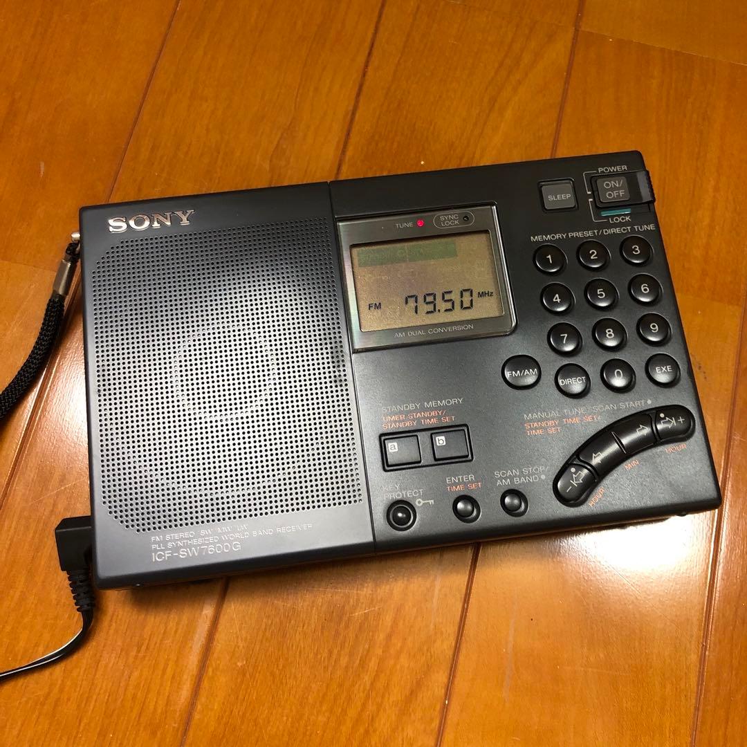 希少）SONY ICF-SW7600G ワールドバンド受信機