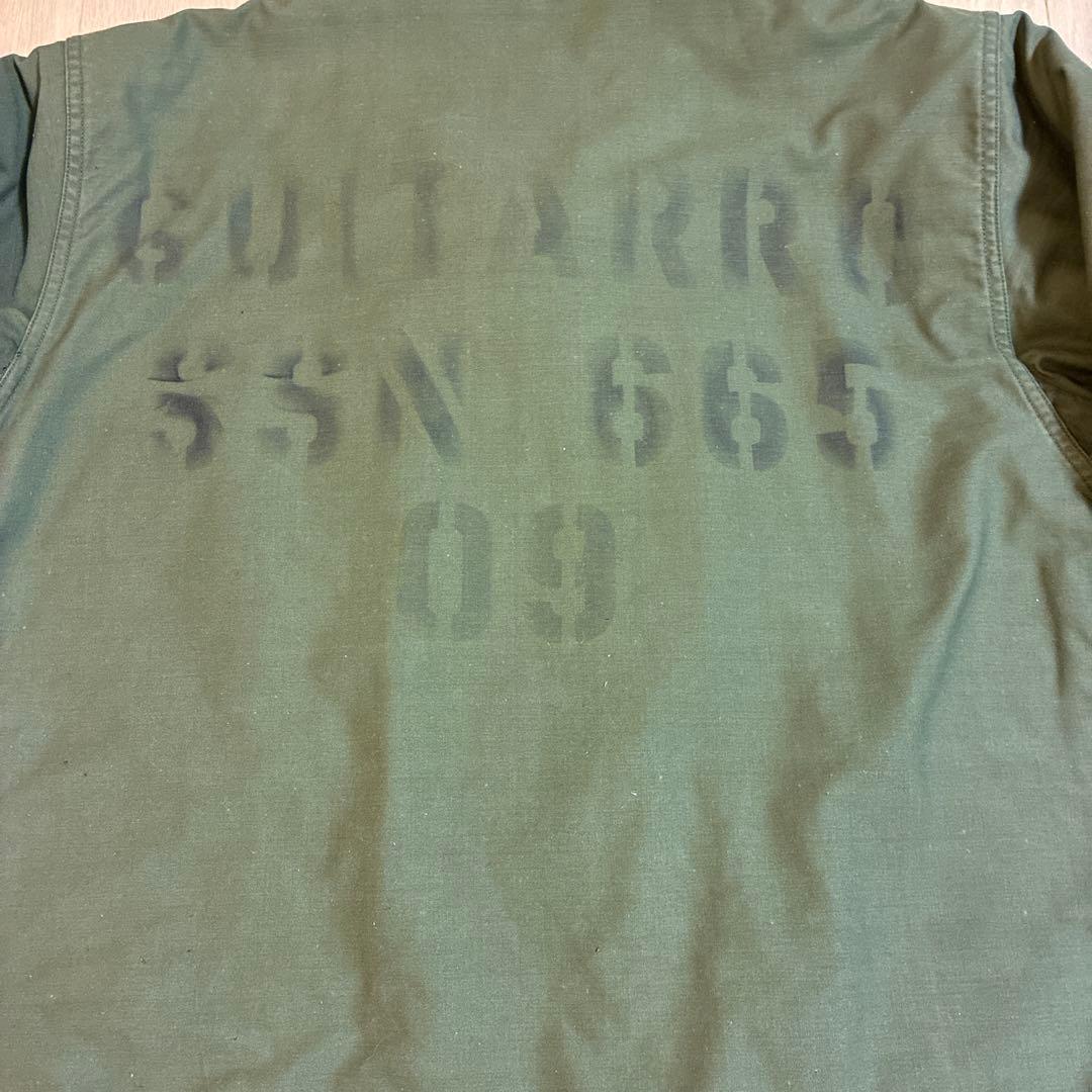 70s u.s.navy A-2 デッキジャケット 米軍実物 ミリタリー