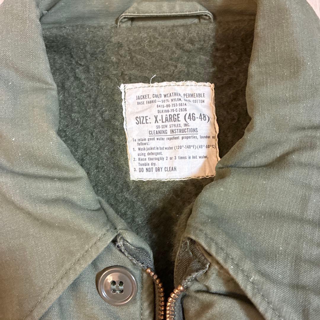70s u.s.navy A-2 デッキジャケット 米軍実物 ミリタリー