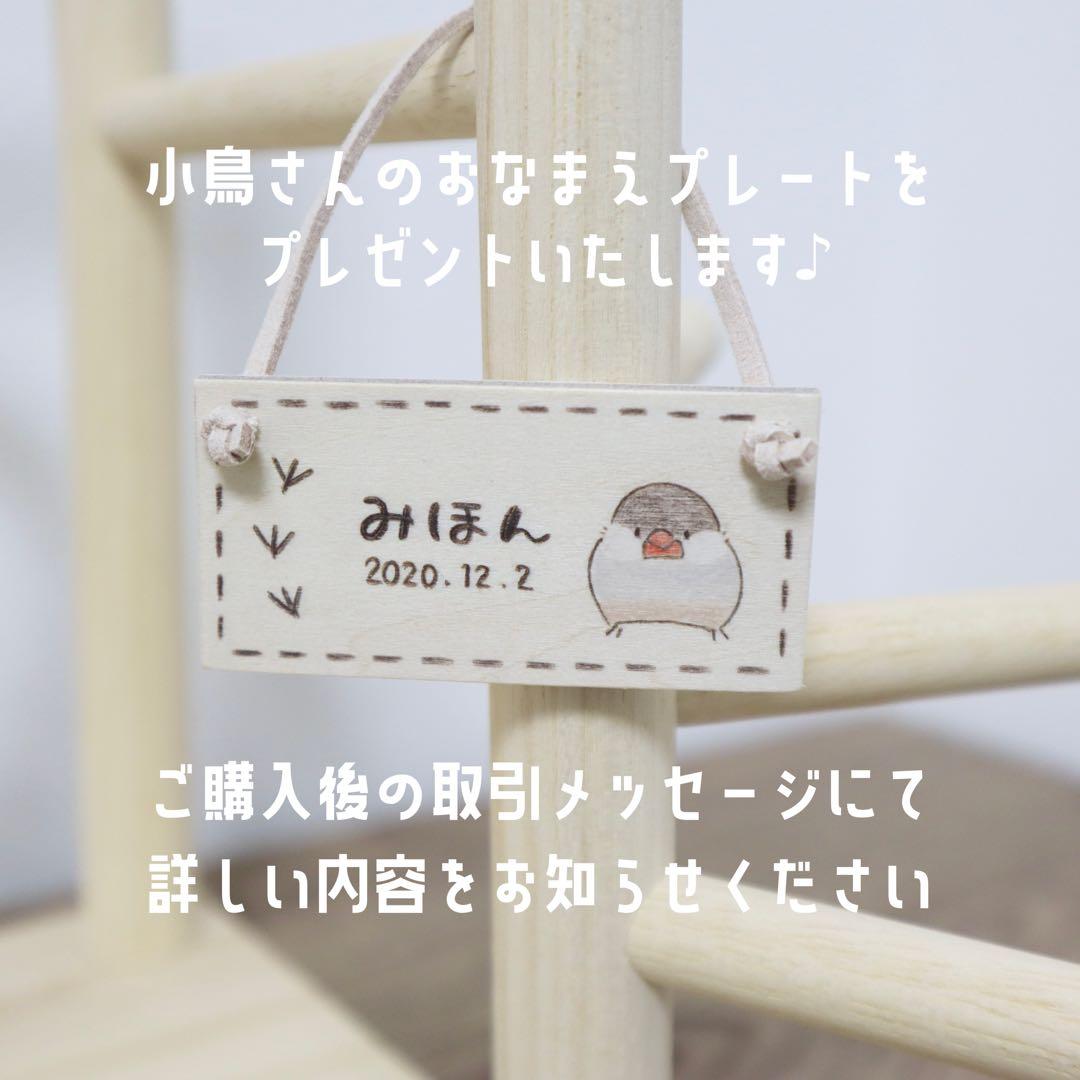 ことりのあそびば　ミラー付き　文鳥　インコ　バードアスレチック　ブランコ