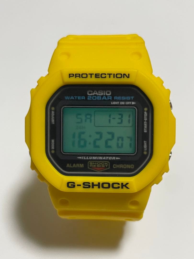 美品　G-SHOCK DW-5600REC イエロー
